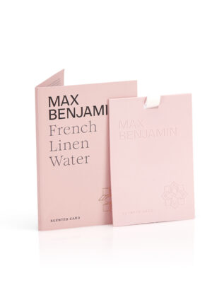 Max Benjamin scented card French Linen water